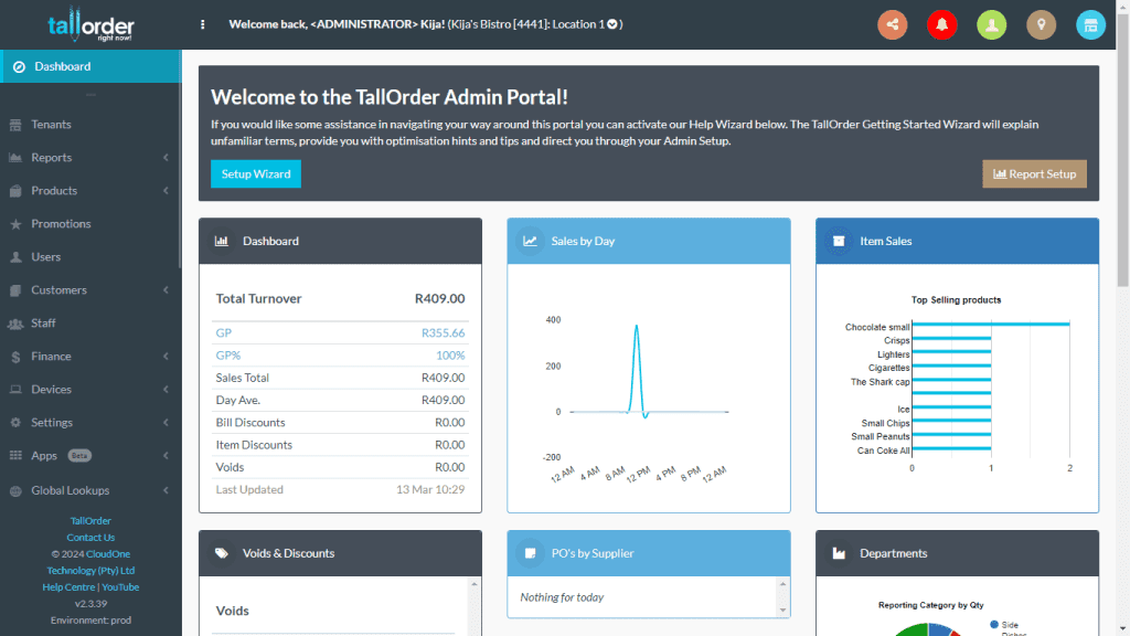 Comprehensive Sales Reports (3) TallOrder POS Retail Features Comprehensive Sales Reports